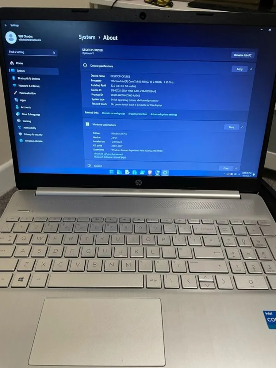 HP Laptop 32gb ram - Image 1