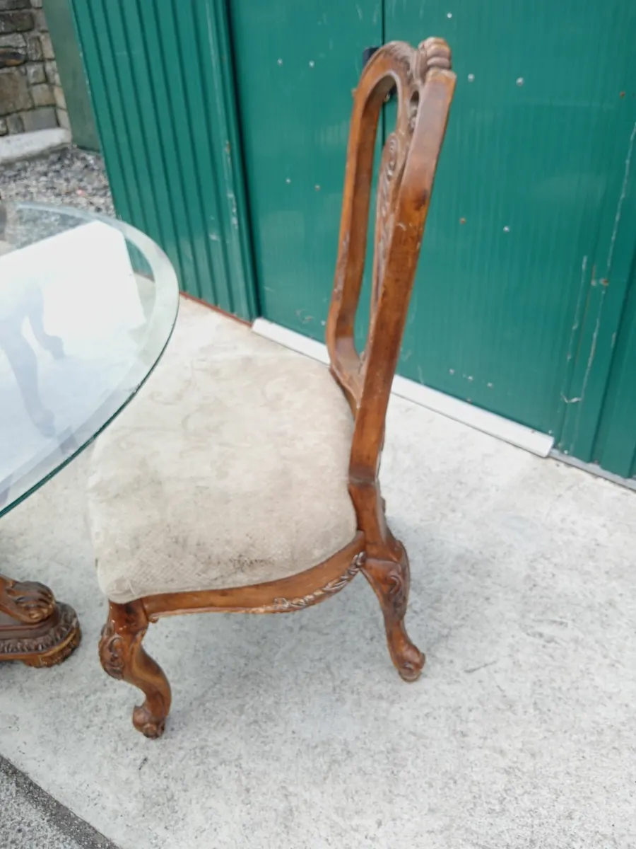 Vintage table and chairs - Image 1