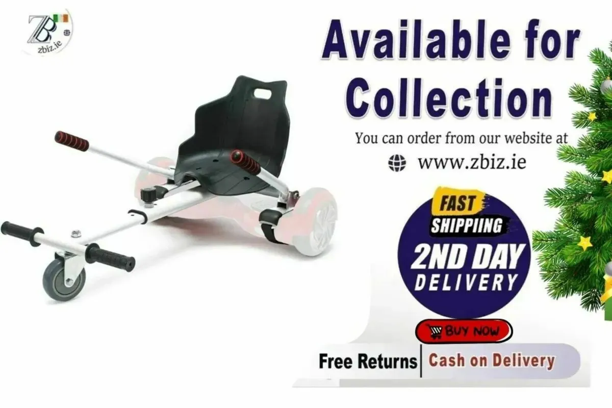 Hoverboard Kart Seat Adjustable  for Kids Adults - Image 1