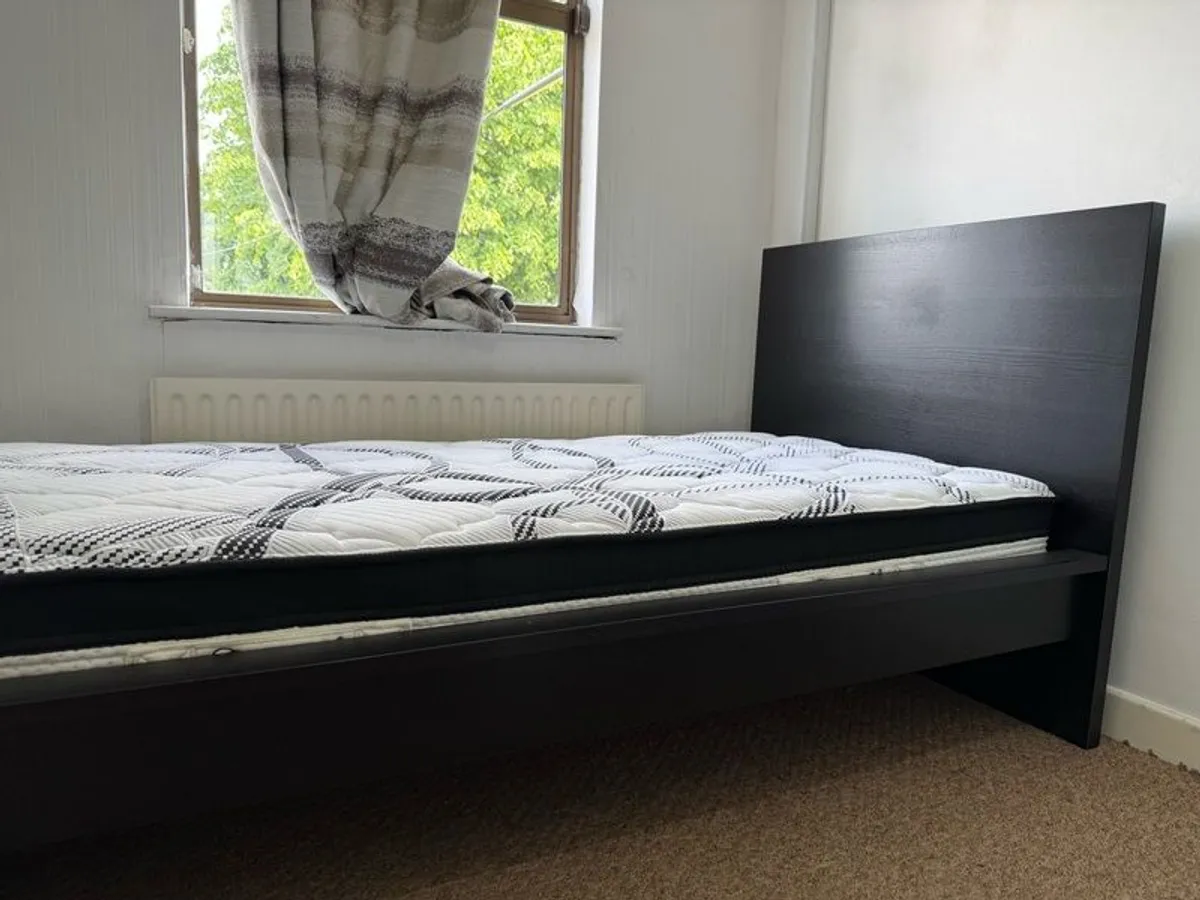 Bed and mattress for sale - Image 1