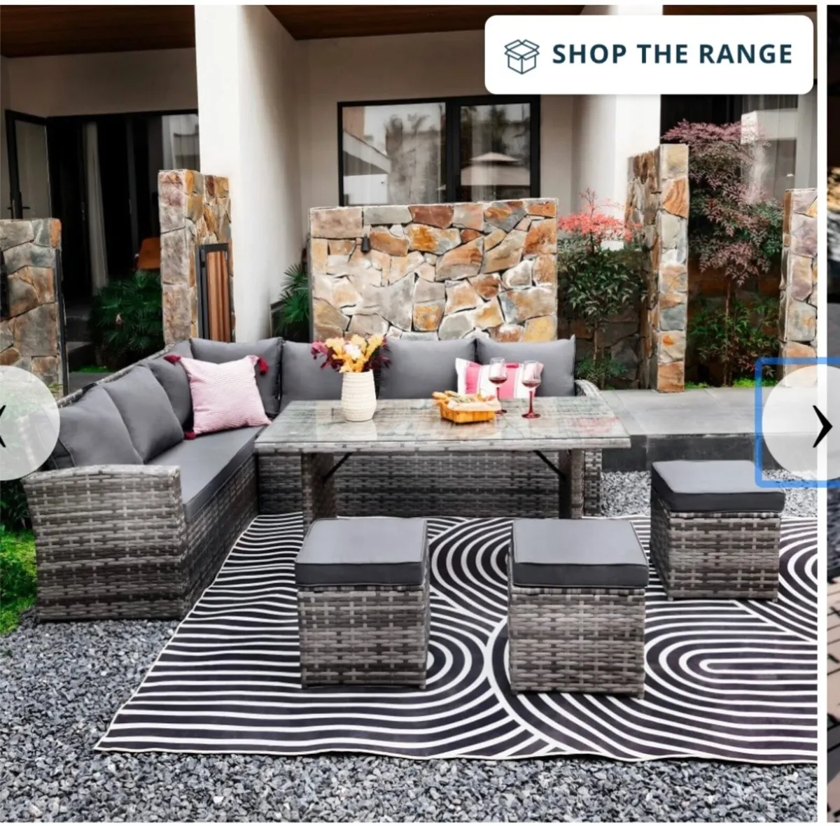 Rattan Style Garden Furniture - Image 1