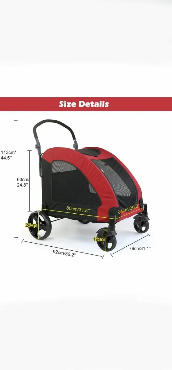 Dog/pet stroller - Image 4