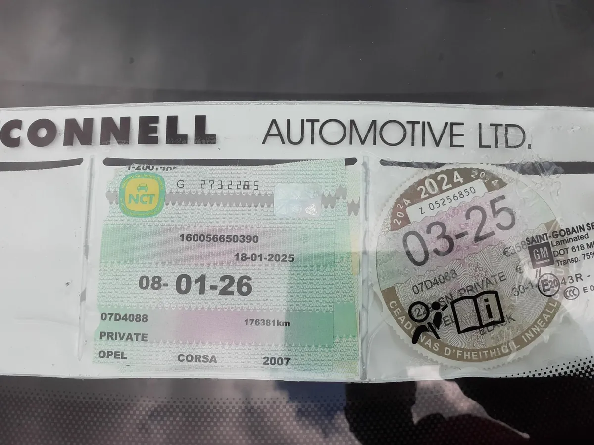 Opel Corsa 2007 1.2  Nct 01/26 - Image 2