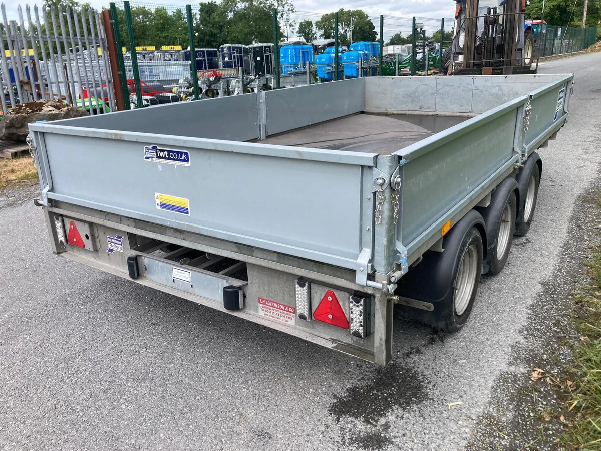 July 23 Ifor Williams LM126 12ft Dropside Trailer - Image 2