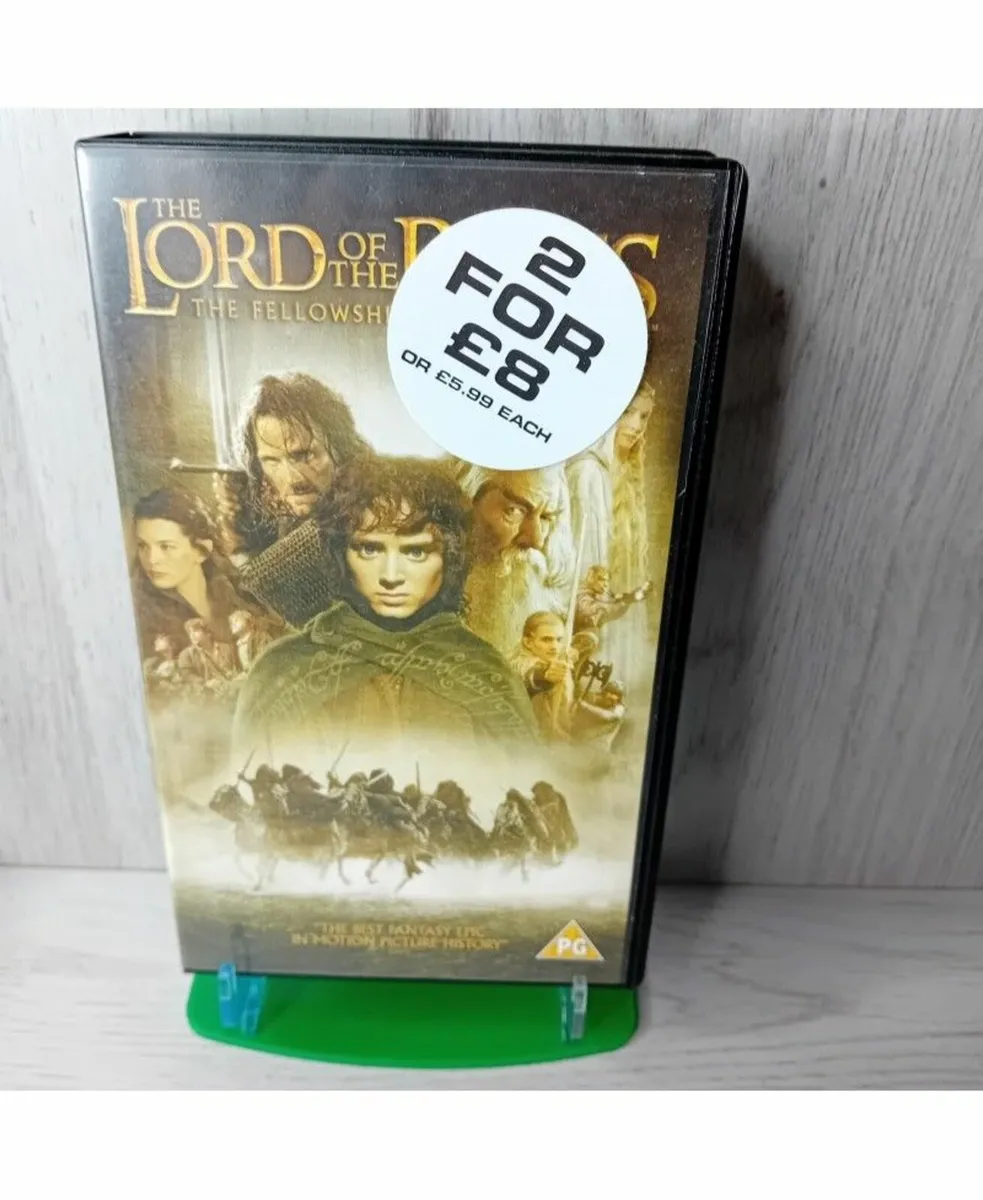 LORD OF THE RINGS THE FELLOWSHIP OF THE RING VHS