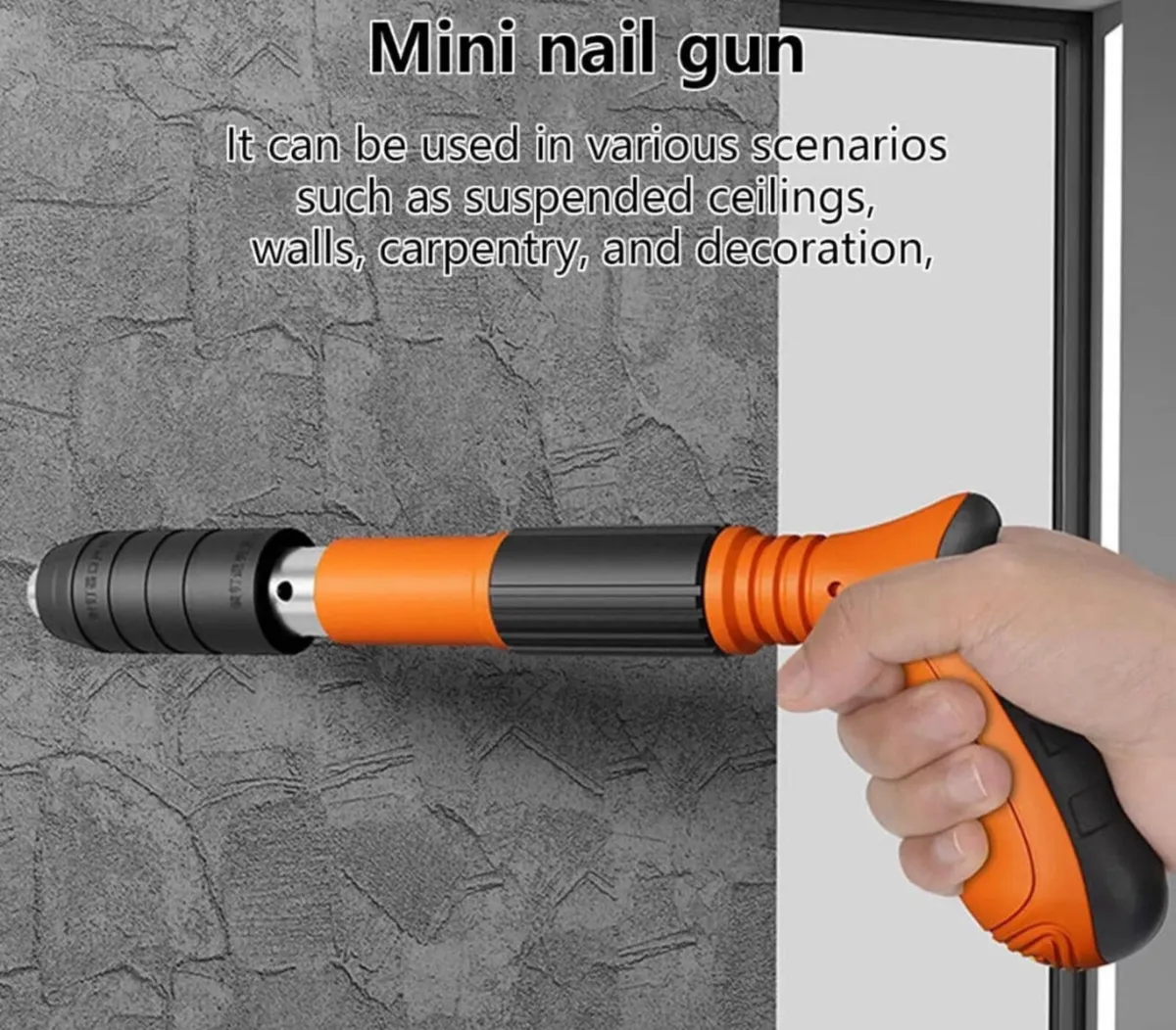 Mini Nail Gun Manual Air Nailer with 50 Nails NEW - Image 3