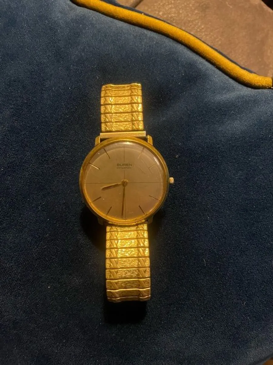 watch vintage beautiful rare Buren  intra-matic watch - Image 4