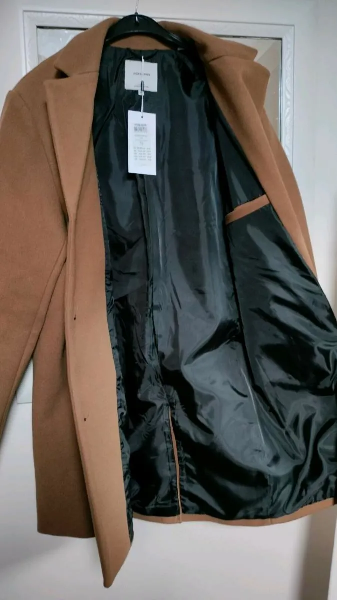 Jack and Jones Beige Coat, new with tags, - Image 2