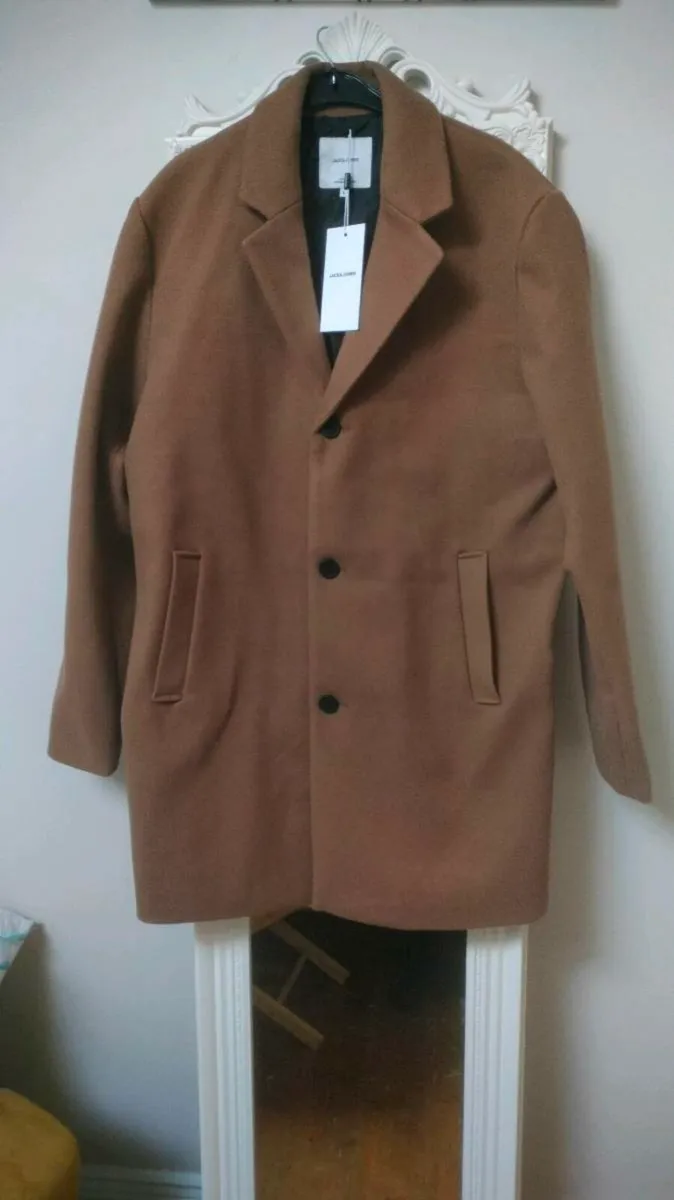 Jack and Jones Beige Coat, new with tags, - Image 4