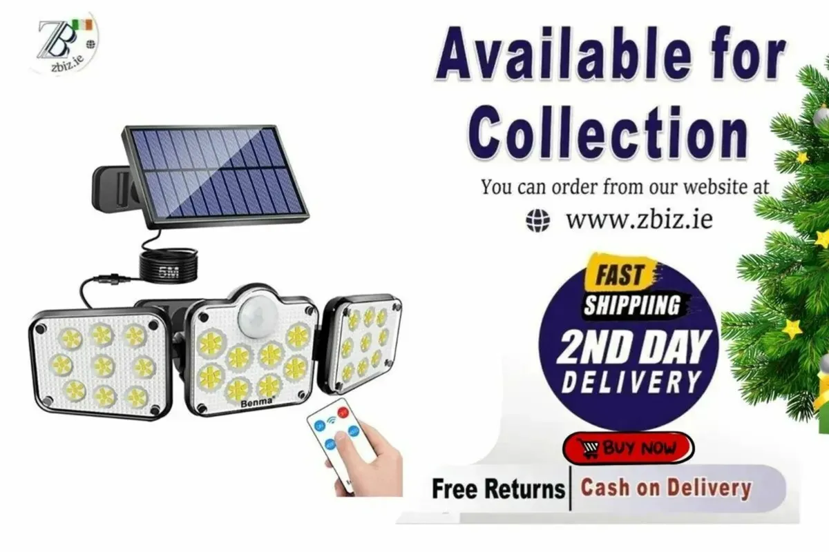 Solar Motion Sensor Lights Outdoor - Image 1