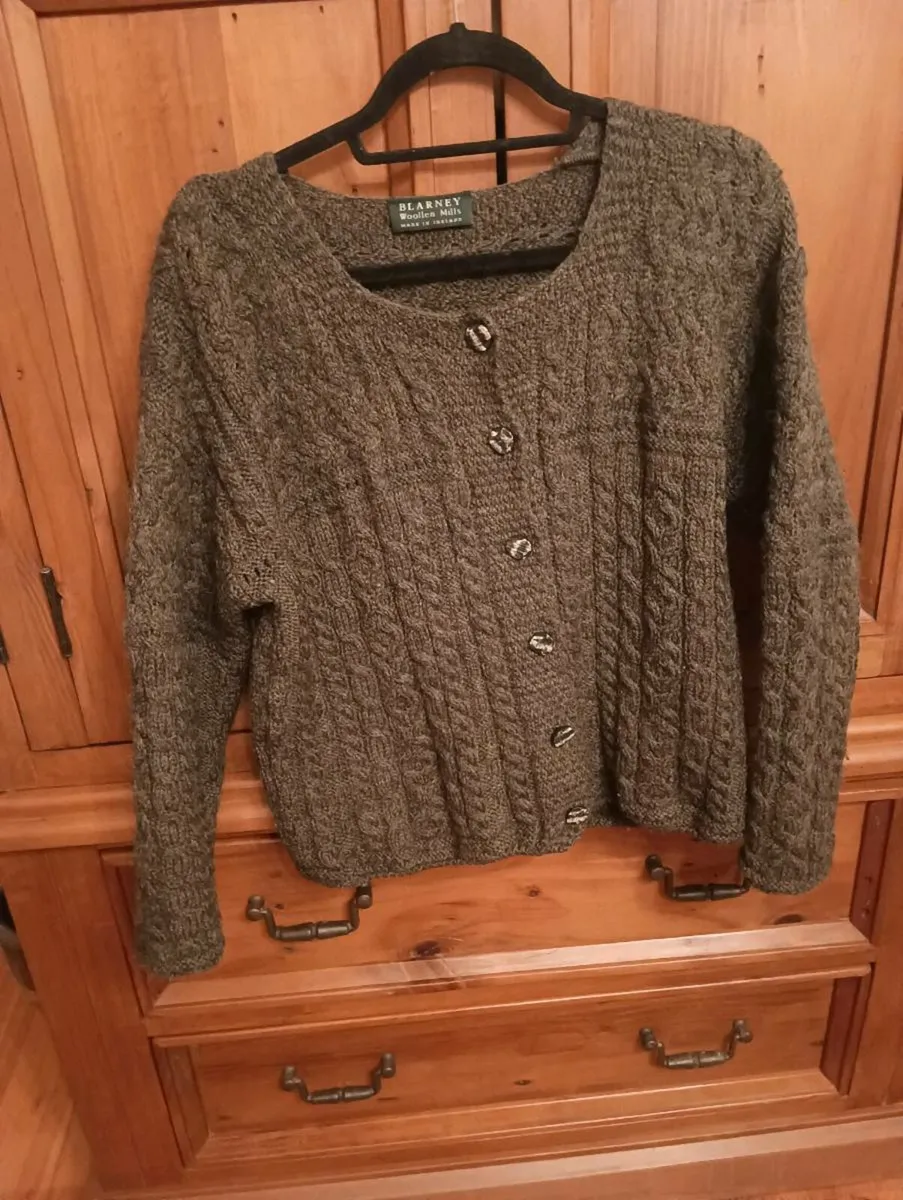 Ladies size 12 ,pure wool cardigan, - Image 1