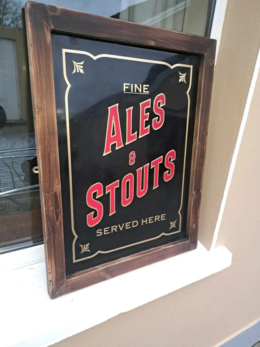 Large  ales and stout sign - Image 2