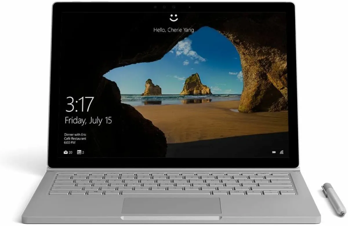 Microsoft Surface Book Laptop Tablet i7 8GB 256GB - Image 1