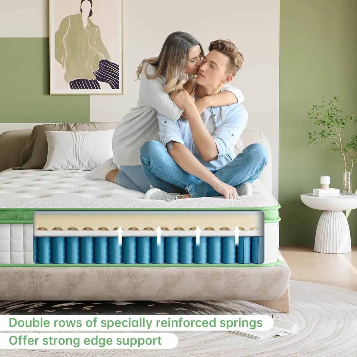 Mattresses Single Memory Foam 90x190x25cm - Image 4