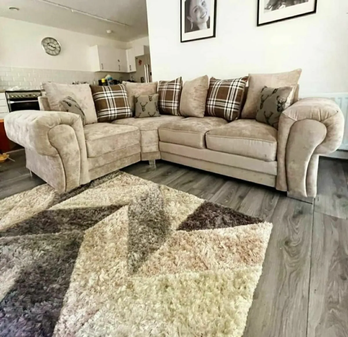 "Classic Verona Couch Corner -Mink " - Image 4
