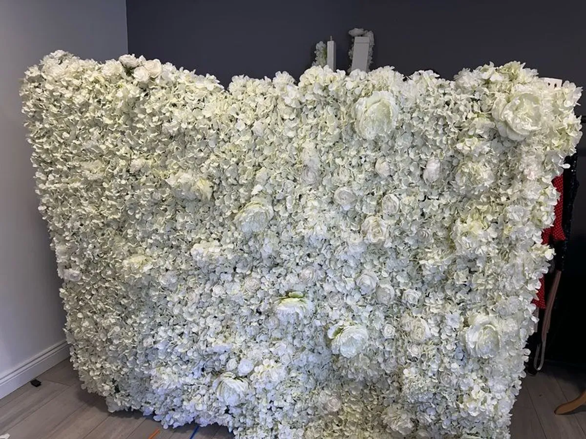 Flower Wall white - Image 1