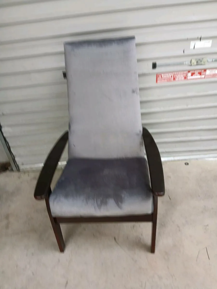 Fire side chear newleyreupholster - Image 2