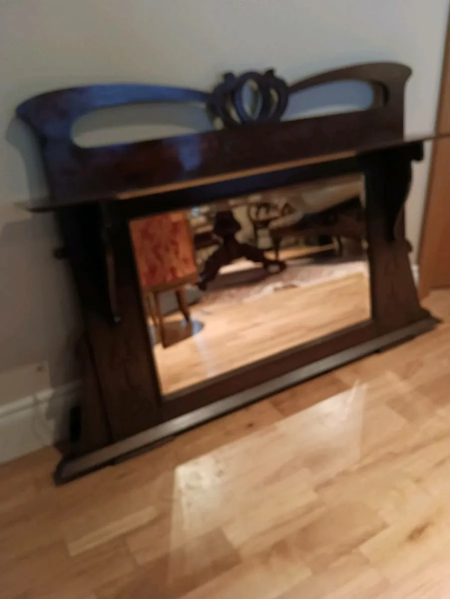 Beautiful antique effect mirror - Image 4