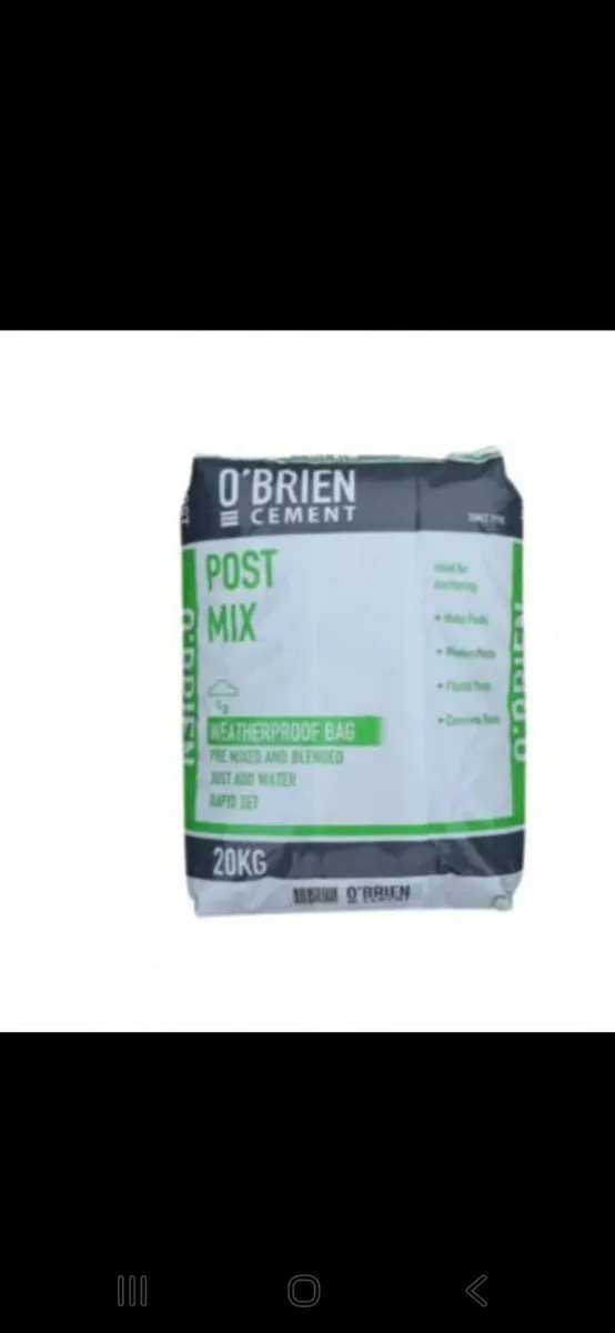 Post mix 6 bags for 30 e.Price in shop 8e per bag