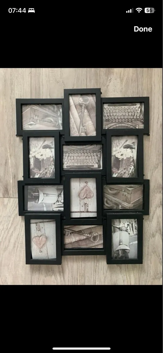 Black Framed Collage Photo Frame - Image 1