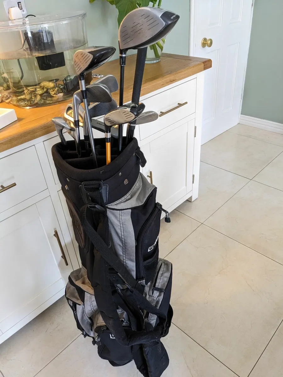Titleist Irons, TM Driver,Woods & Bag - Image 1