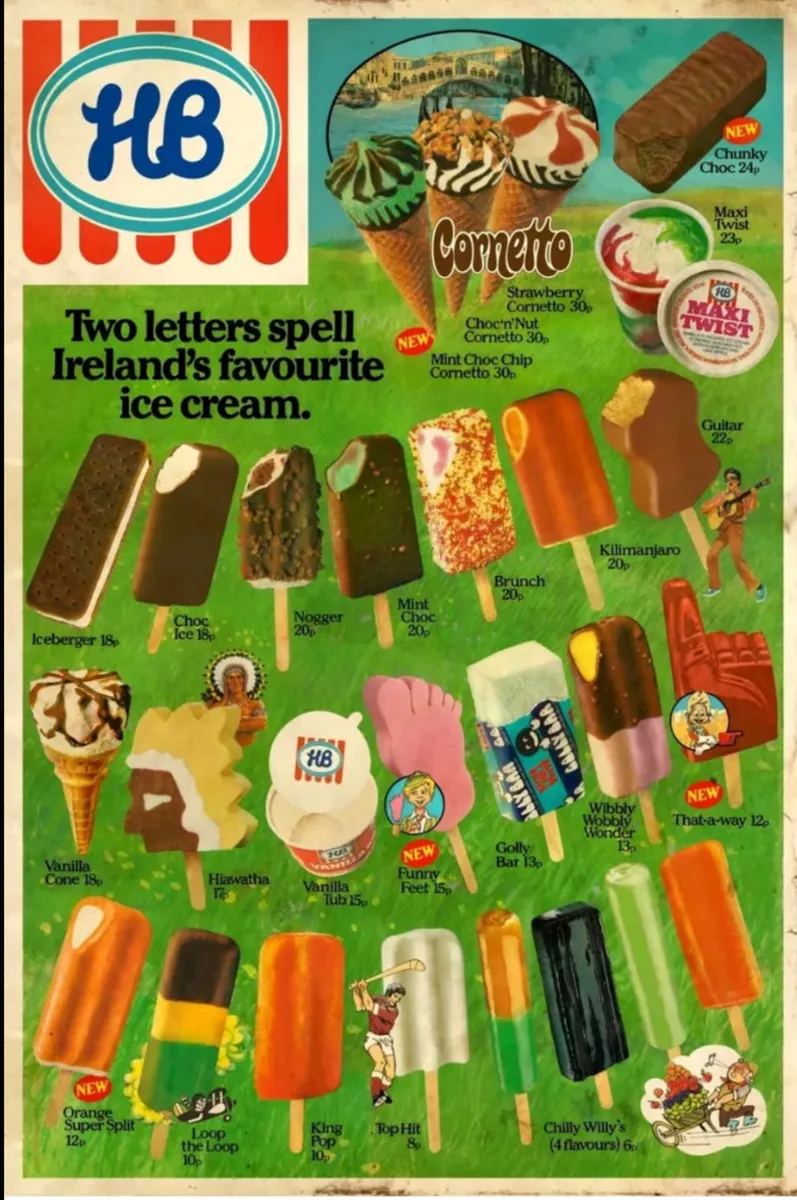 Metal Sign HB Irelands Favourite Ice Cream - Image 1