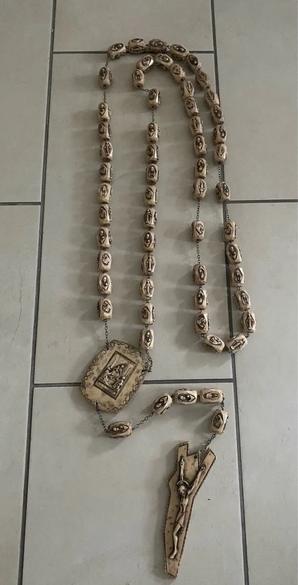 Vintage Giant Rosary Beads (1.8 mt) - Image 2