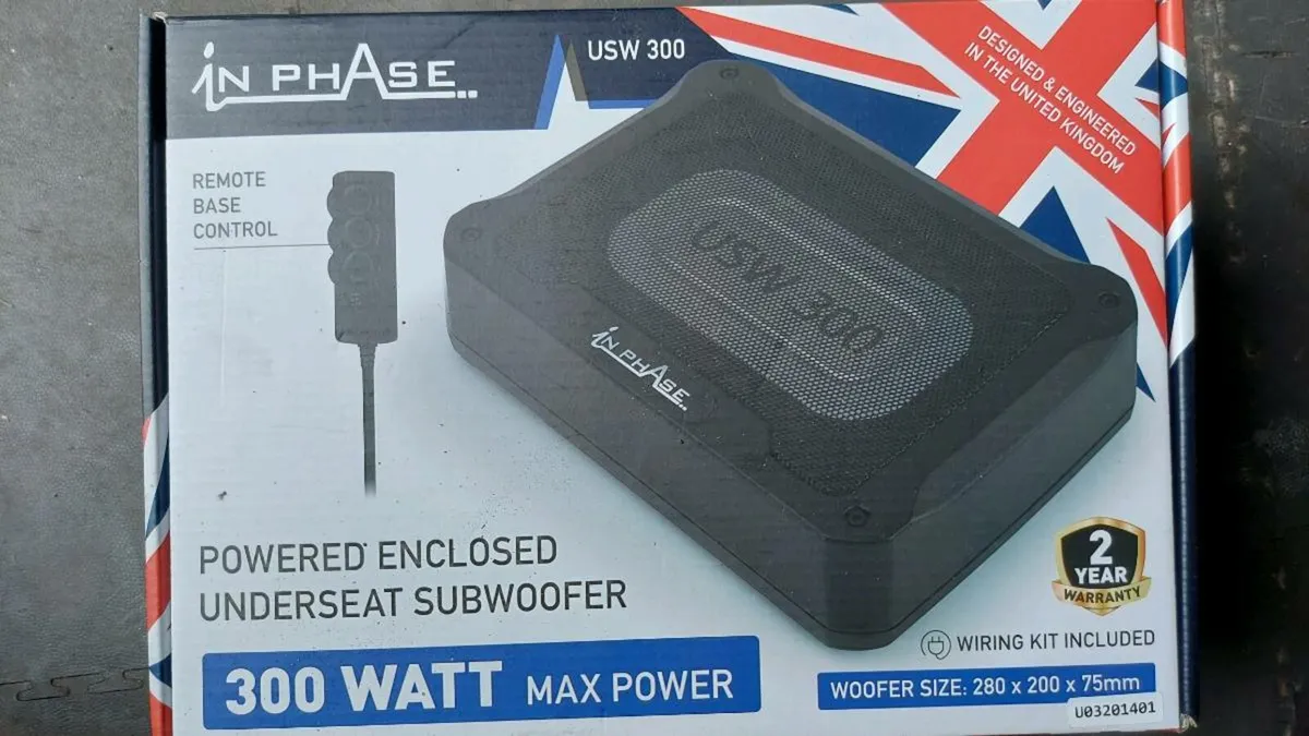 Subwoofer 300 W  Flat Underseat - Image 4
