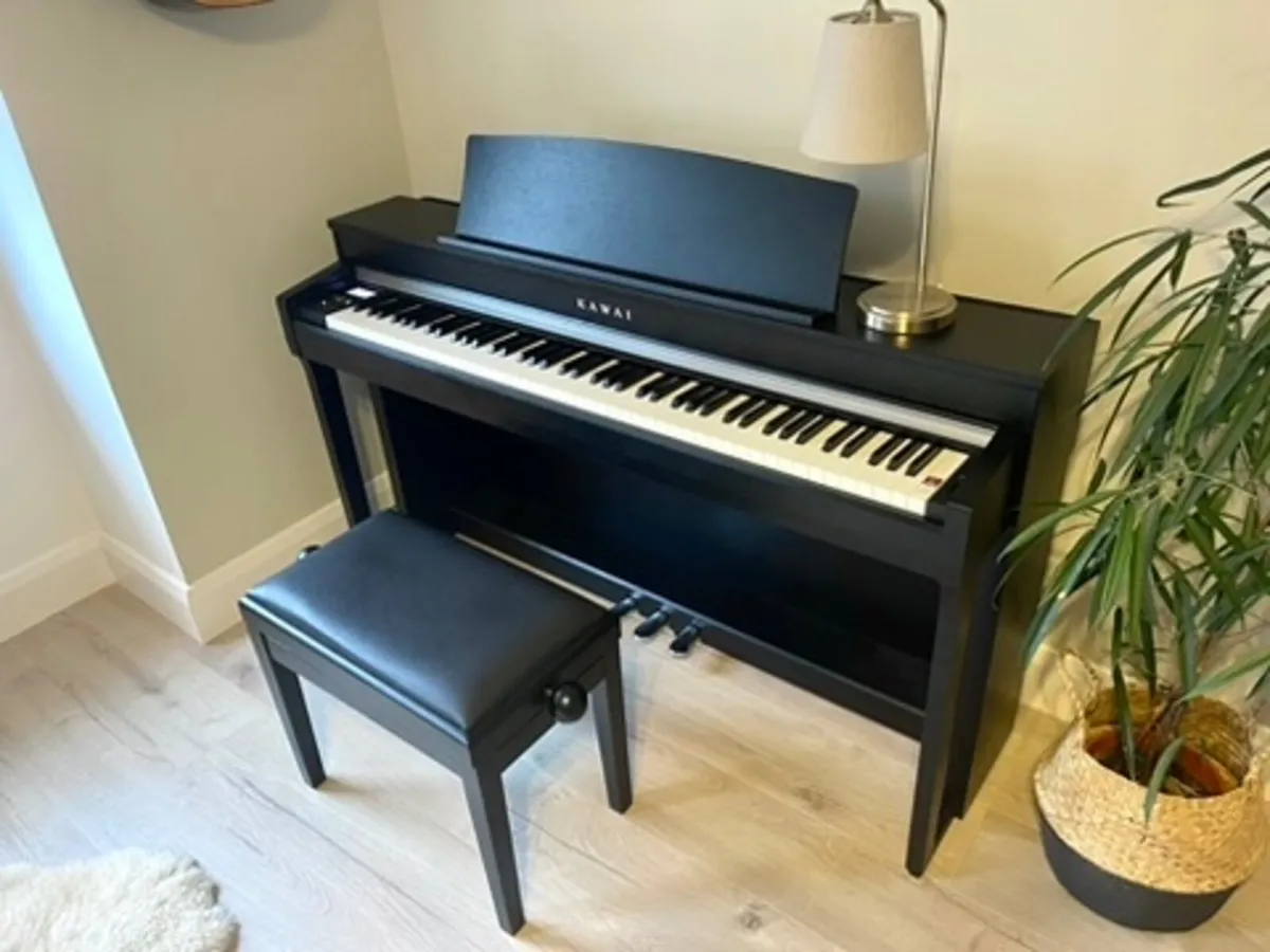 Kawai CN37 digital piano with chair, perfect cond - Image 1