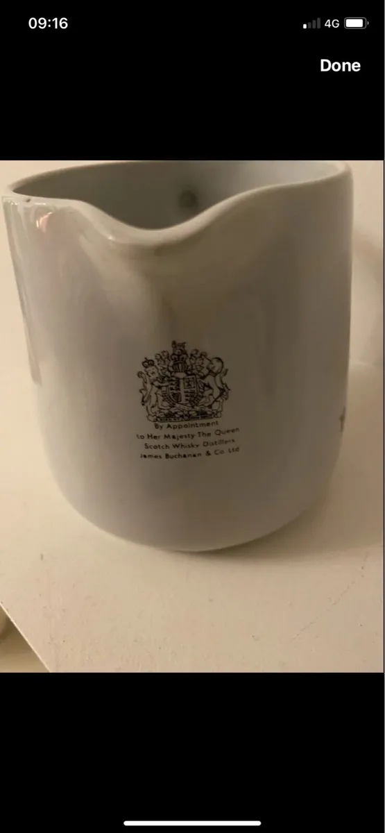 Rare Black & White Water Jug - Image 3
