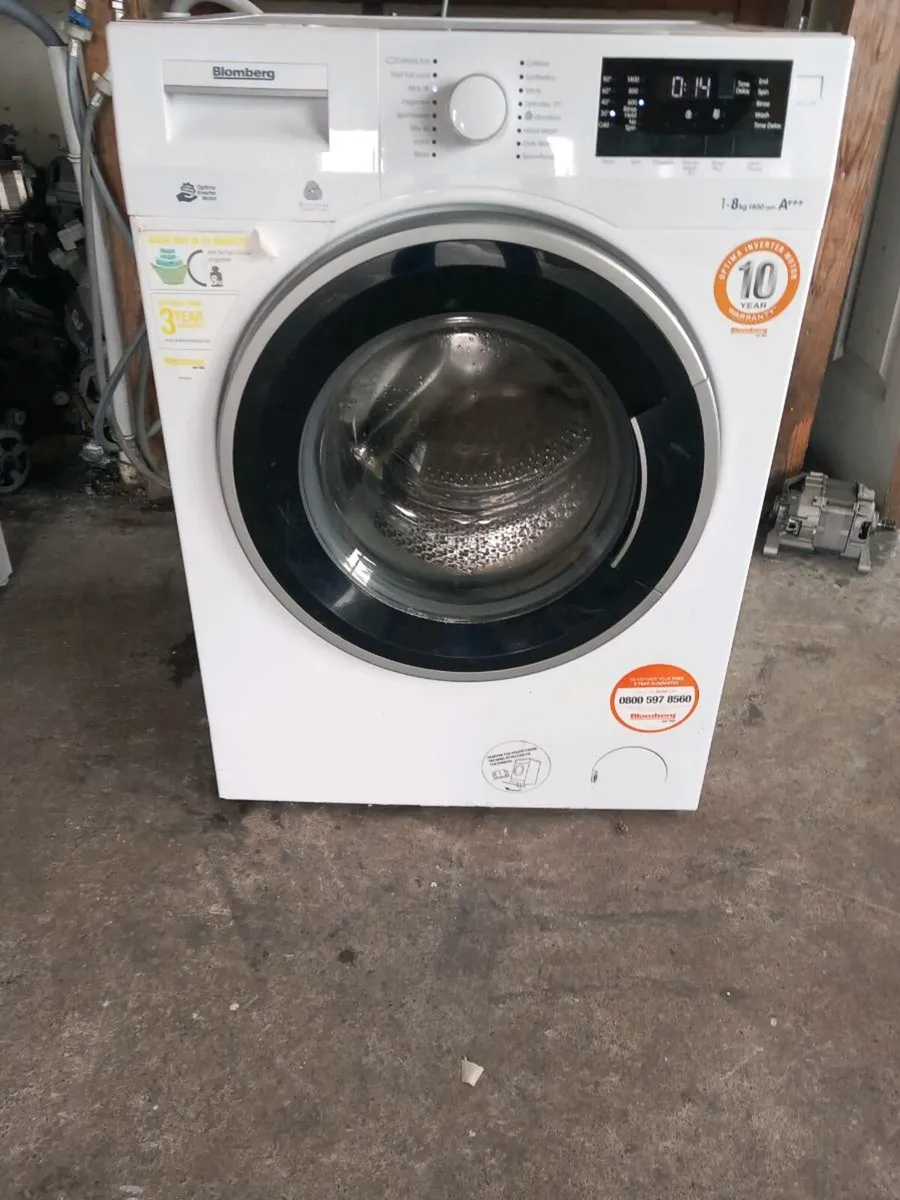 Blomberg 8kg washing machine 1400 spin - Image 1