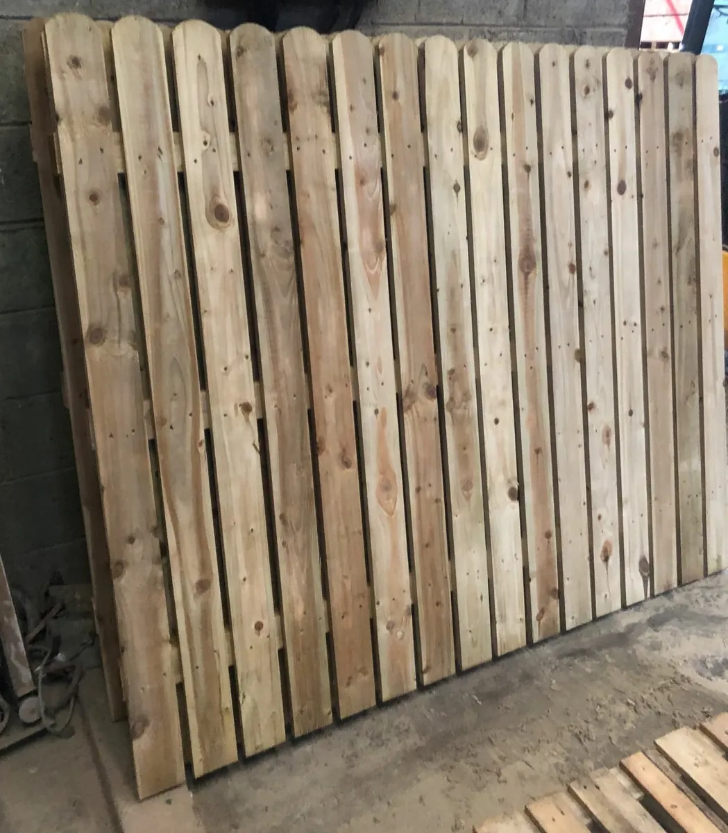 Fence Panels- Hit and Miss Panels - made to order - Image 2