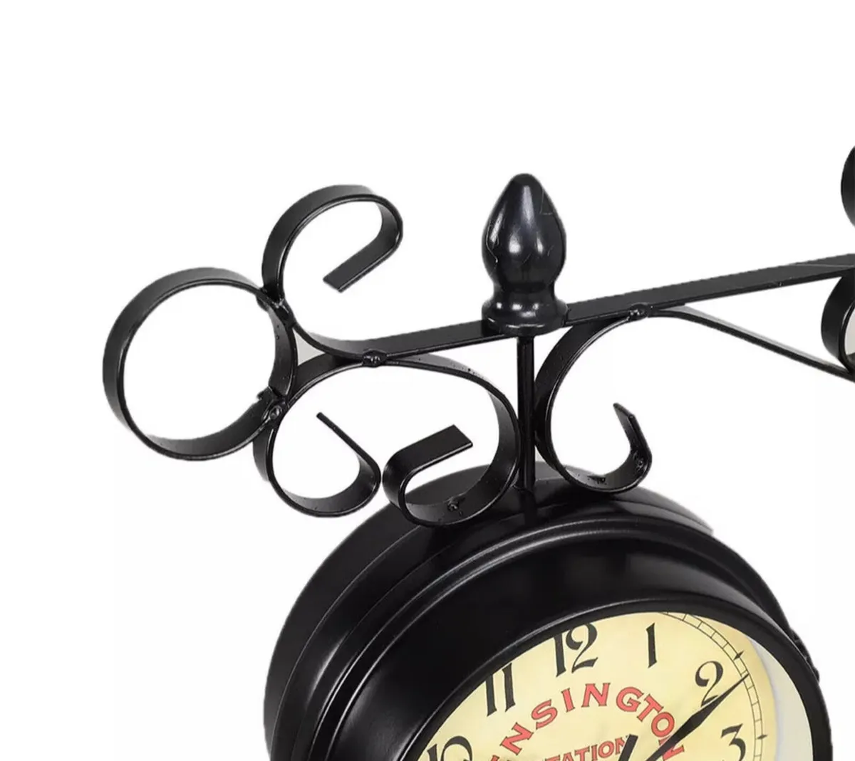 Outdoor Garden Wall Clock Double Sided Compact NEW - Image 4