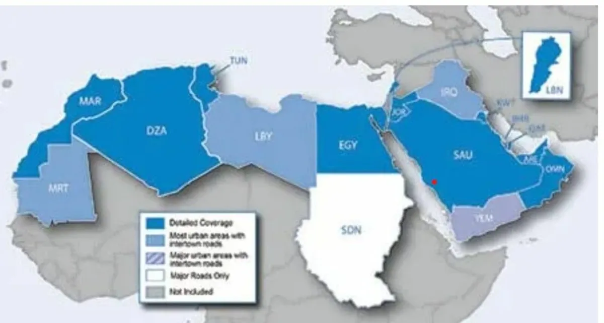 Garmin sat nav -  Middle East + Northern Africa - Image 3