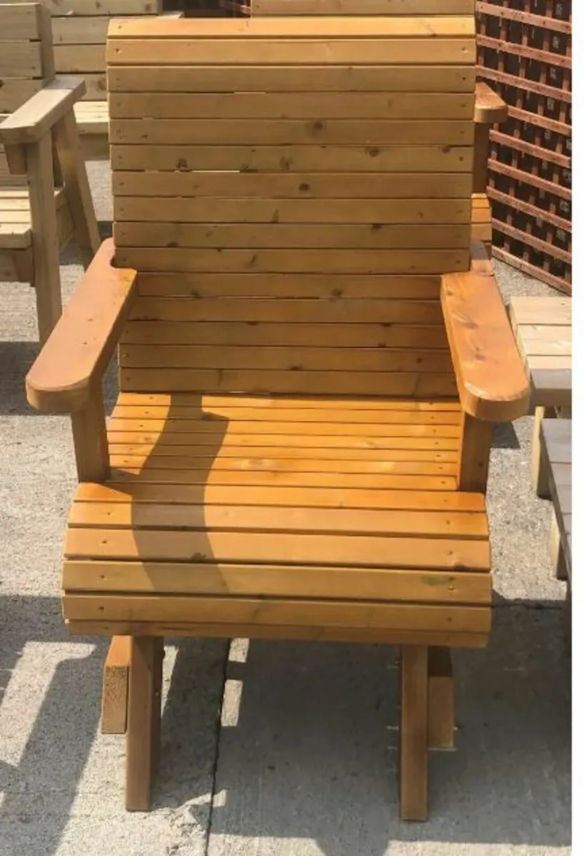 Garden Seat made with Heavy Duty Timber - Image 1