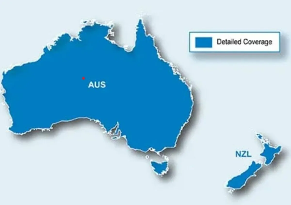 Garmin sat nav - Australia / New Zealand map 2025 - Image 3
