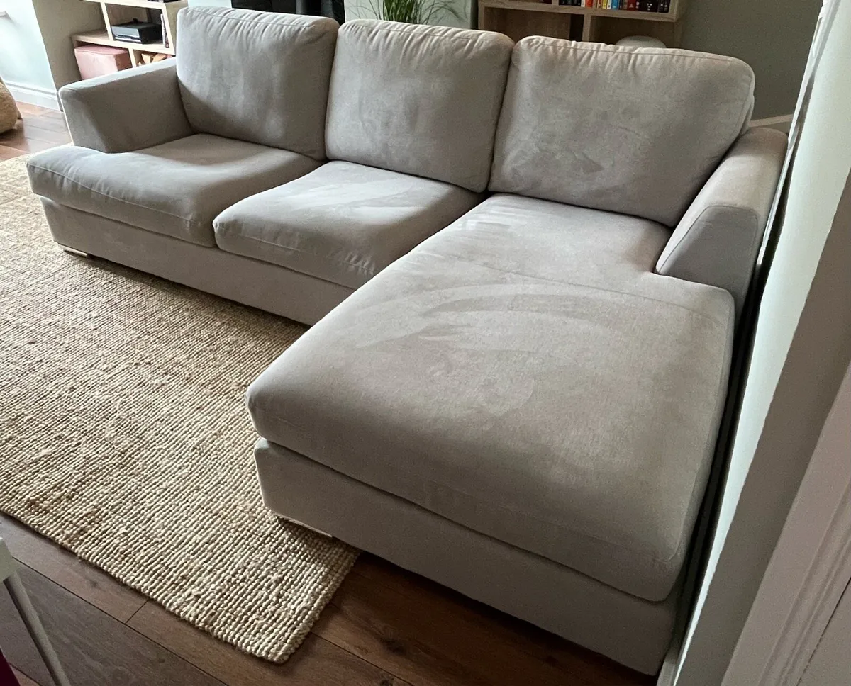 3-seater corner chaise sofa - Image 1