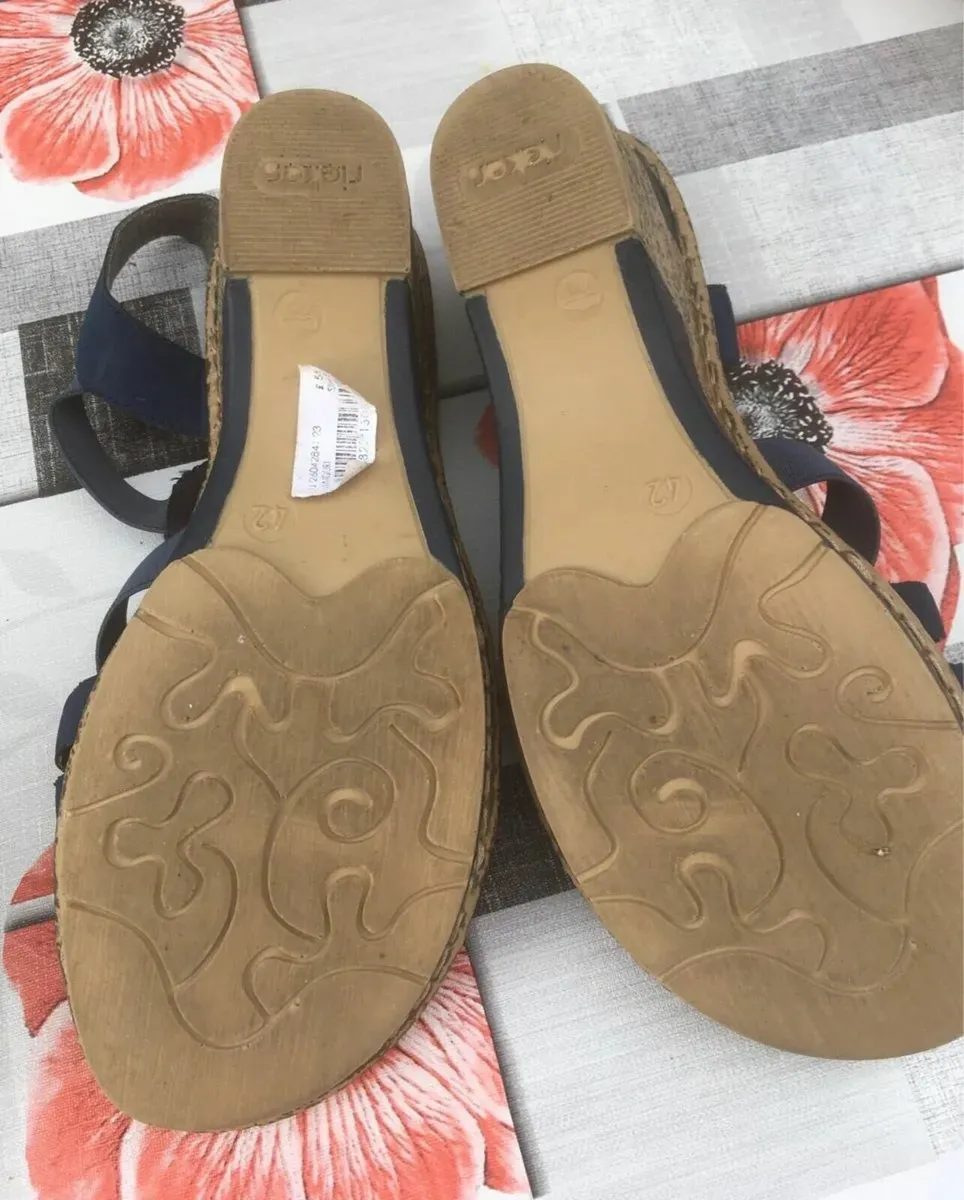 Ladies Rieker Sandals, Size 42, Worn once only - Image 2