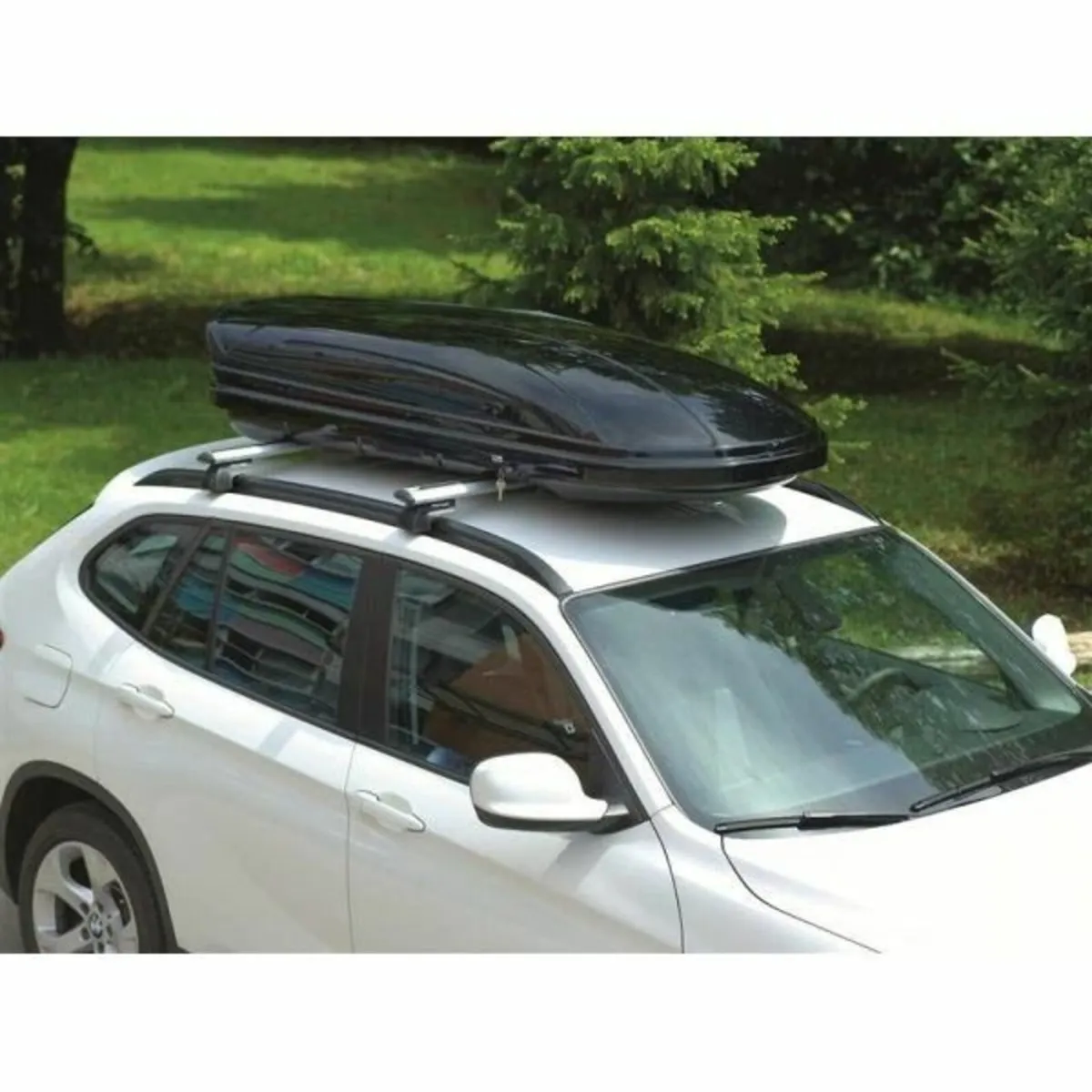 Menabo Holiday RoofBoxes Mania 320Lt  Glossy Black - Image 4