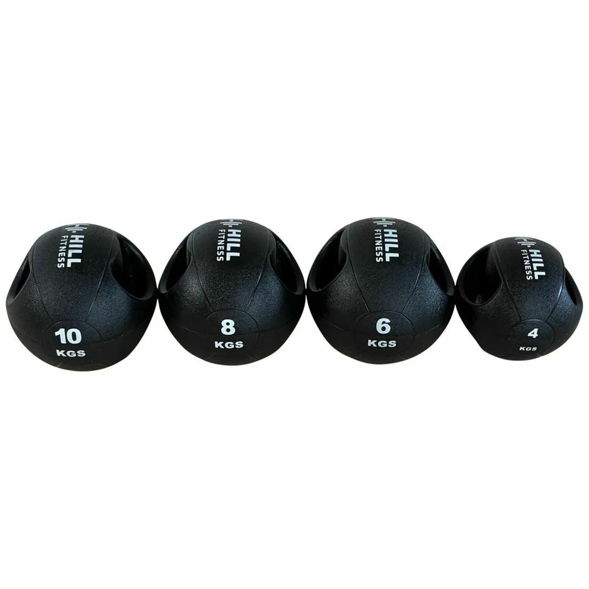 4kg - 10kg Medicine Balls set with Rack - Weights - Image 3