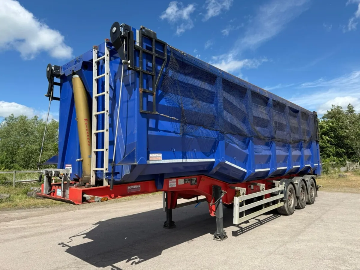 2022 ROTHDEAN 76 CUYD STEEL TIPPING TRAILER - Image 1