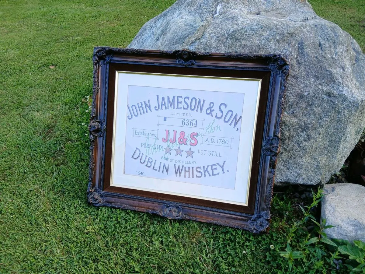 Extra Large Framed Jameson Advert - Image 3