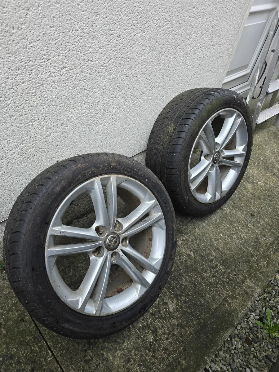 TYRES 245 45 18 + 2  INSIGNIA OPEL VAUXHALL ALLOY - Image 3