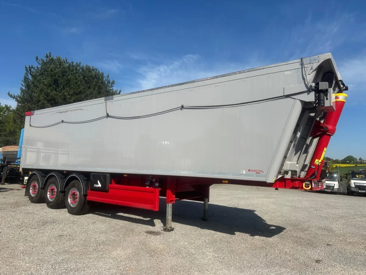 2023 STAS 71 CUYD ALLOY PANELSIDE TIPPING TRAILER - Image 1