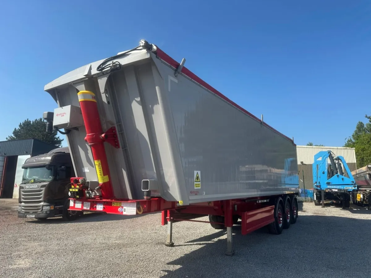 2023 STAS 71 CUYD ALLOY PANELSIDE TIPPING TRAILER - Image 2