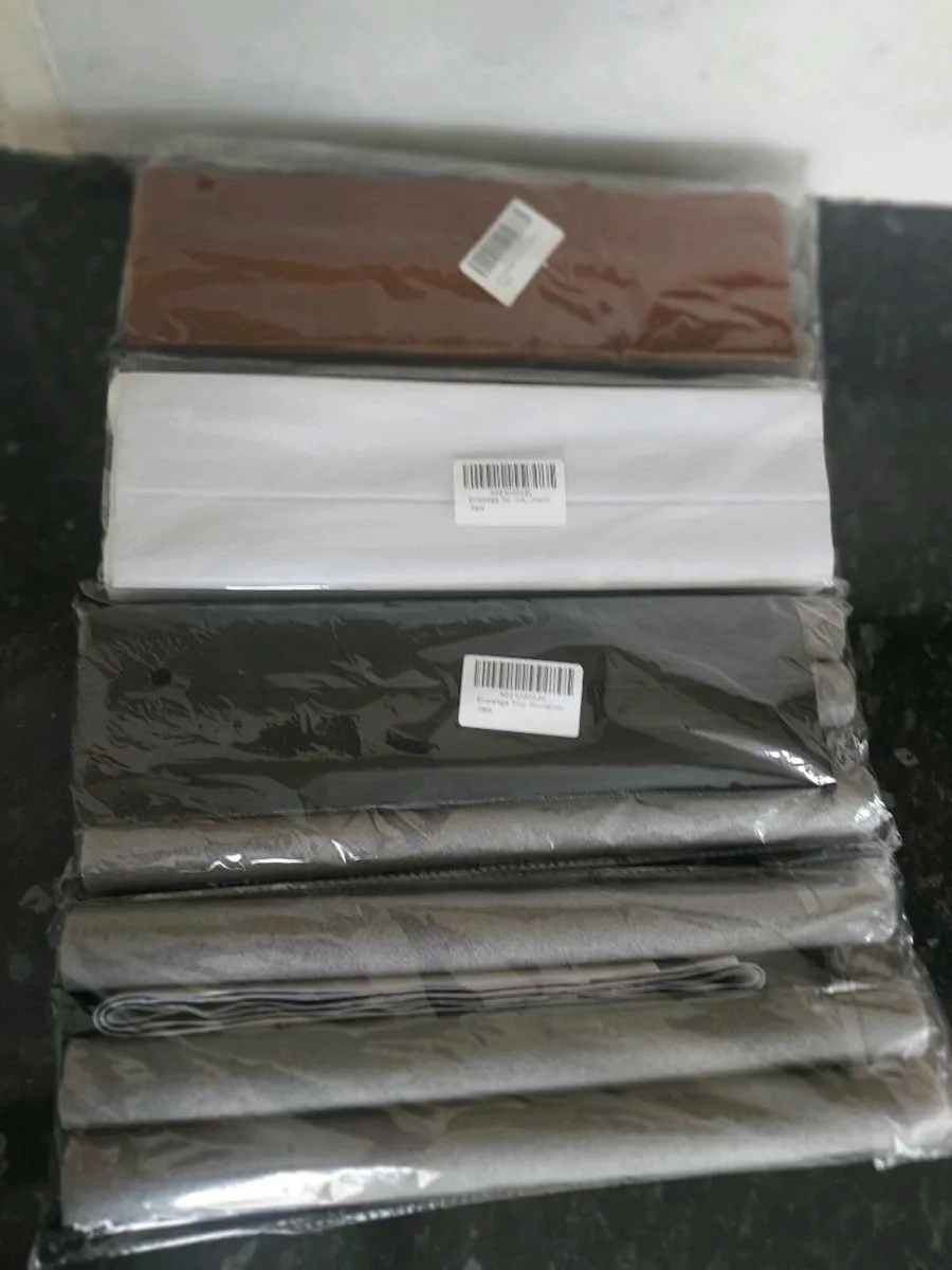 White faux leather draught excluders €5 each - Image 3