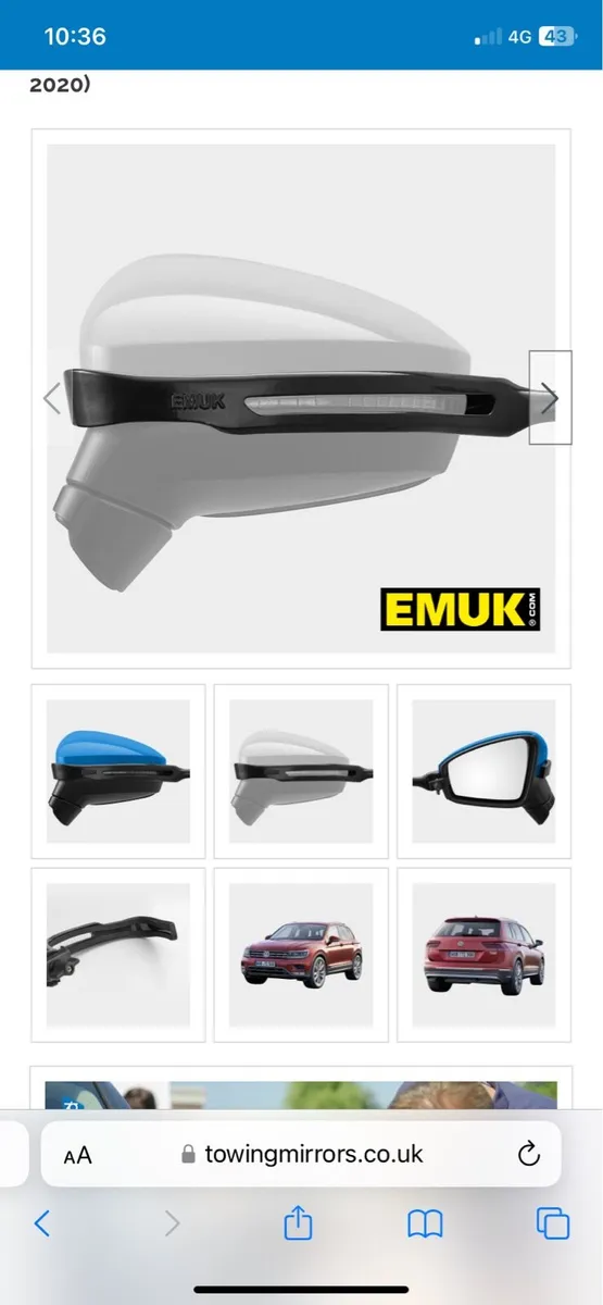 Extendable mirrors for towing a caravan - Image 3