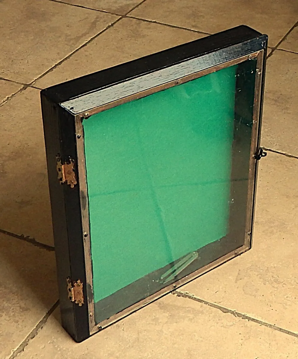 Vintage Handmade Wooden Display Cabinet - Image 4