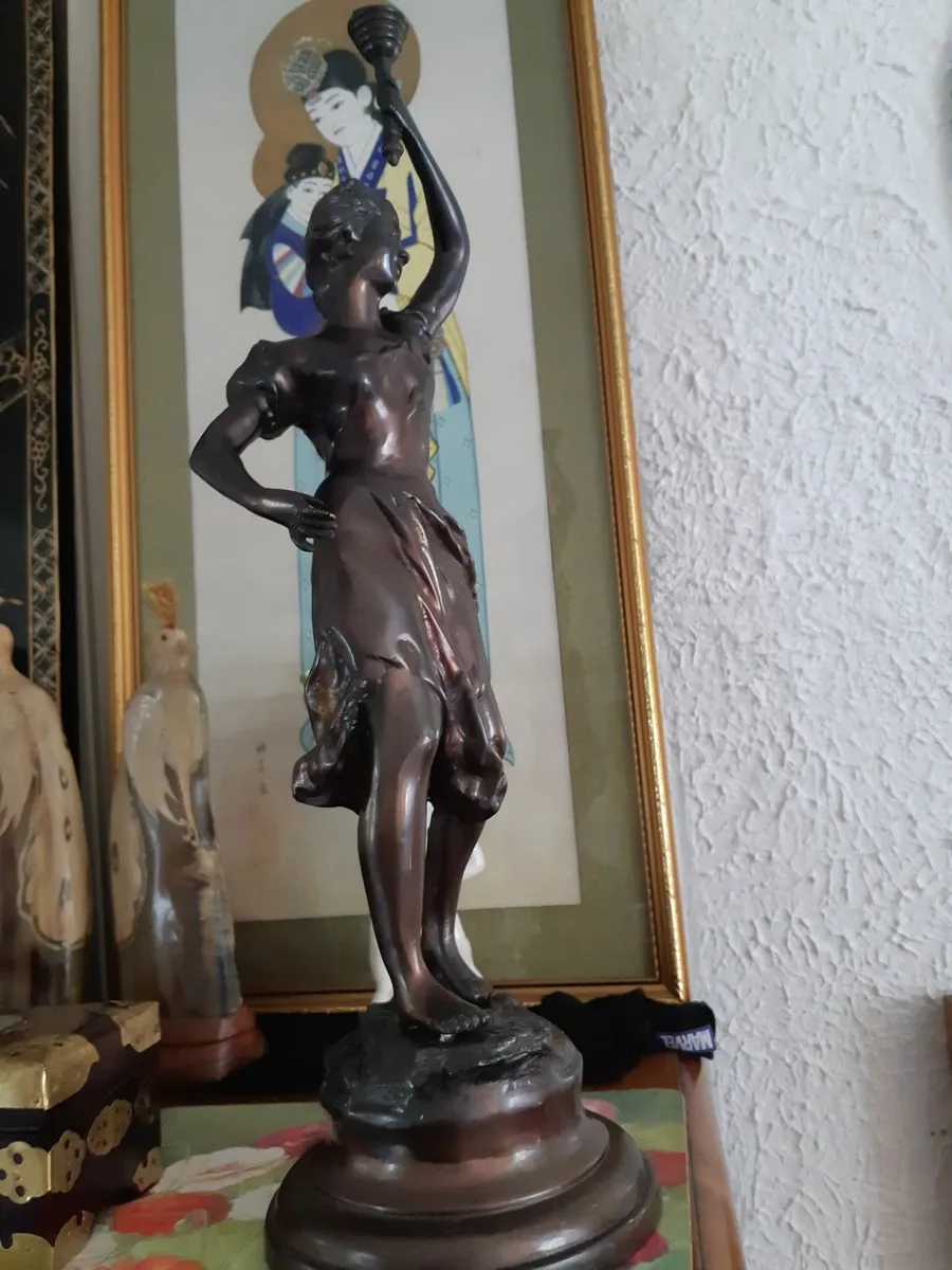 Rare 19th Century Bronze signed Rousseau. - Image 3