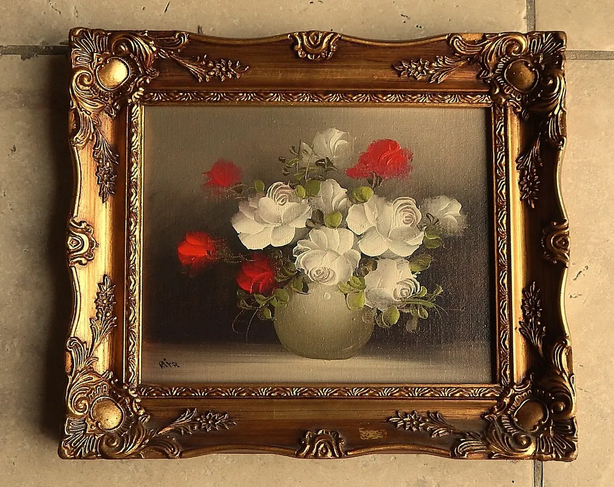 Small Oil on Board Signed Still Life Painting - Image 1